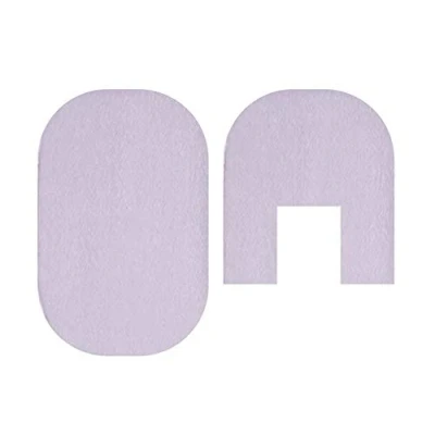Image of Town Square Miniatures Dolls House Lilac Bath Mat Set1:12 Scale Rugs Bathroom Accessory