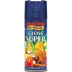 Image of Plastikote 400ml Super Spray Paint, Gloss Royal Blue