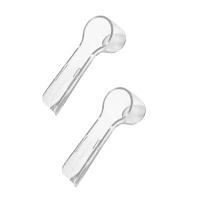 Image of 2Pcs Toothbrush Head Covers, Electric Cover, Protective Case, Caps, Protector Case Sutiable for Home Travel Outdoor Business Trip