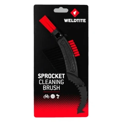 Image of WELDTITE 3 in 1 Sprocket/Cassette Cleaning Brush for Bikes