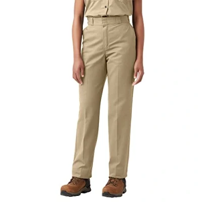 Image of Dickies Womens Women&#039;s Original 874® Work Pants, Khaki, 12 Short