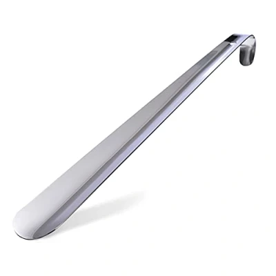 Image of ACEBON Metal Shoe Horn Long Handle, Portable 16&quot; ShoeHorn, Easy to Take for Travel Use, Stainless Steel Helper Stick Women, Men, Kids, Seniors, Elderly, Disabled