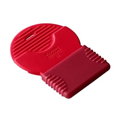 Image of KUHN RIKON Swiss Hob Scraper with Protective Cover, Red