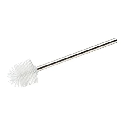 Image of WENKO Silicone Replacement Toilet Brush, with Non Stick Effect, White, 7.5 cm
