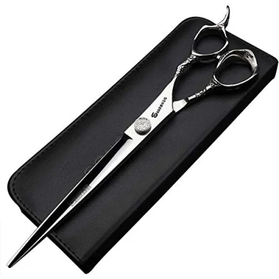Image of 8 Inches Professional Hairdressing Scissors,Stainless Steel Hair Cuttign Scissors for Barber Woemn &amp; Men