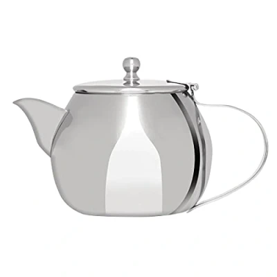 Image of Olympia Non Drip Teapot Stainless Steel 15Oz Infuser for Better Experience