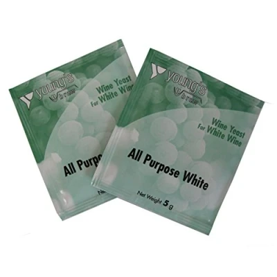 Image of All Purpose White Wine Yeast Pack of 2