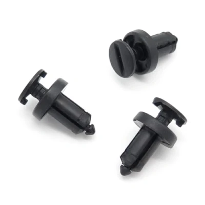 Image of VVO Fasteners Black Plastic Windscreen Cowl/Scuttle Panel Clips for Fiat 500, Panda, Panda Cross, (Pack of 10)