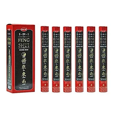 Image of Hem 6 Pack Incense 5 In 1 Box of Six 20 Stick Tubes Sticks for Religious Ceremonies, Meditation