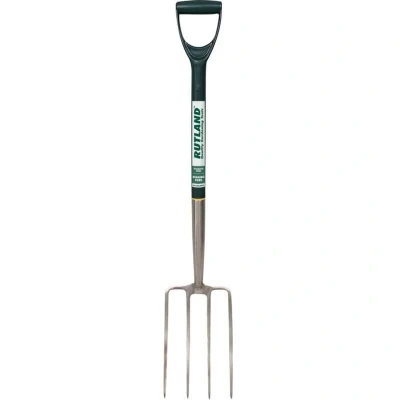 Image of Rutland Digging Fork Stainless Steel, Polypropylene Shaft