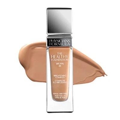 Image of Physicians Formula The Healthy Foundation SPF 20 Long wearing with Lightweight, Medium Coverage Brightening Complex, Hyaluronic Acid, Vitamin A, C&amp; E Antioxidant Blend MN3
