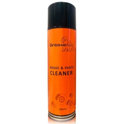 Image of GreaseApe Professional Brake Cleaner Spray Heavy Duty Dissolves Dust, Oil &amp; Grease Aerosol 500ml