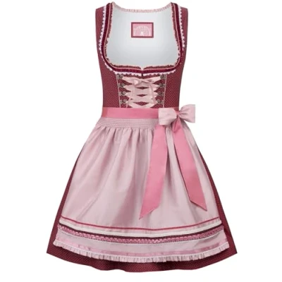 Image of Stockerpoint Women&#039;s Dirndl Harper Special Occasion Dress, Antique Pink, 8