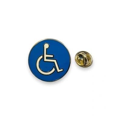 Image of Blue Disabled Pin Badge
