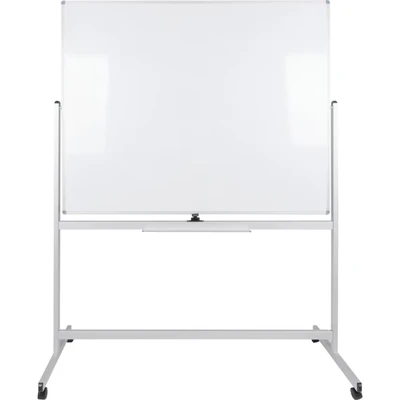 Image of Offis Mobile Magnetic Drywipe Board Aluminium Stand HxW 1200x1500mm