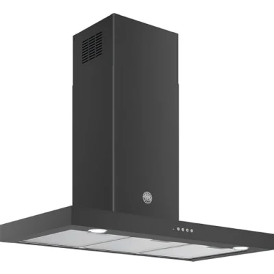 Image of Bertazzoni KT100P1NEV cooker hood Wall mounted Black 710 m3/h B
