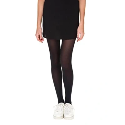 Image of DIM Women&#039;s Opaque x1 Tights, Black, S M