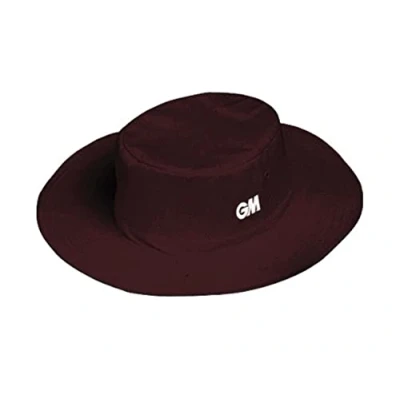 Image of Gunn &amp; Moore GM Panama Cricket Hat Maroon Large