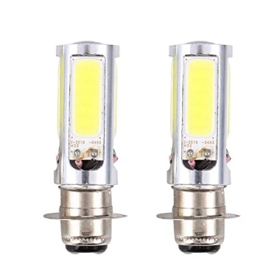 Image of EBTOOLS Hertz 12V 35W Lampadina Moto Led 12Vlight Bulbs, 2X 6000K H6M Cob White Color Motor Bike/Atv Headlight Fog Light Bulb(Px15D P15D25 1)
