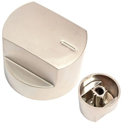 Image of Stoves NewHome Oven Cooker Hob Control Knob Switch (Aluminium/Silver)