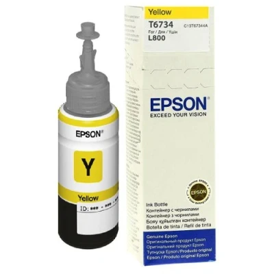 Image of Epson EcoTank T6734 Yellow Ink Bottle 70 ml