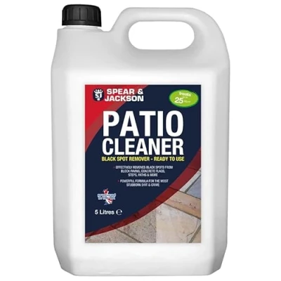 Image of Spear and Jackson 5L Black Spot Remover Destroyer Ready to Use for Natural stone, Concrete, Paving slabs, Indian Sandstone &amp; Limestone