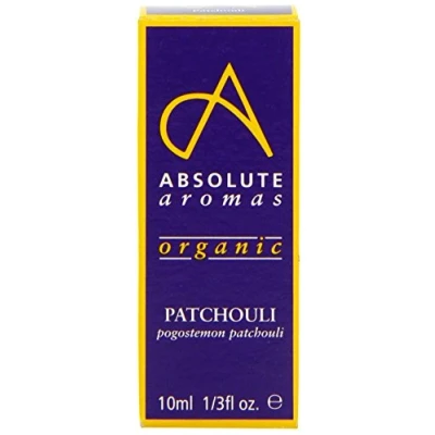 Image of Absolute Aromas Organic Patchouli Essential Oil 10ml 100% Pure, Natural, Undiluted, Vegan and Cruelty Free for use in a Diffuser Aromatherapy