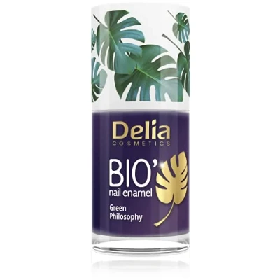 Image of Delia Cosmetics Bio Green Nail Polish COOKIE Vegan Friendly Perfect Opacity and Shine Easy Fast Application Natural Ingredients Long Lasting Color up to 6 Days 11ml