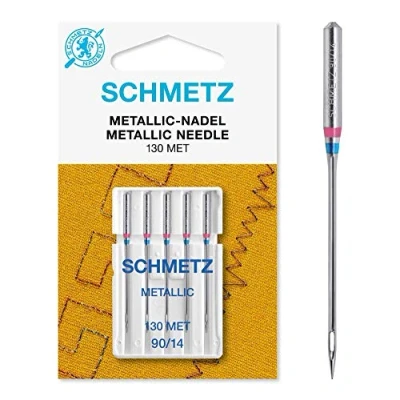 Image of Sewing Machine Needles Schmetz Metallic (Metafil), Size: 90/14, Single Packet