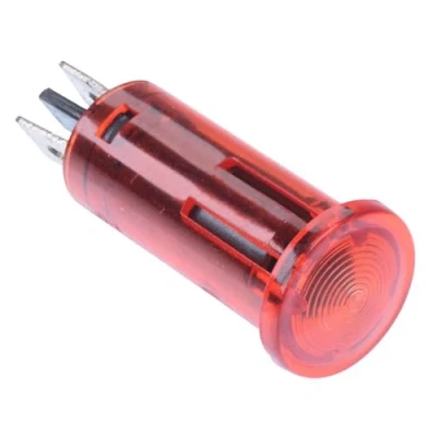 Image of Red 12V 12.5mm Panel Indicator LED Light Pilot Dash Dashboard Warning Car Boat Automotive