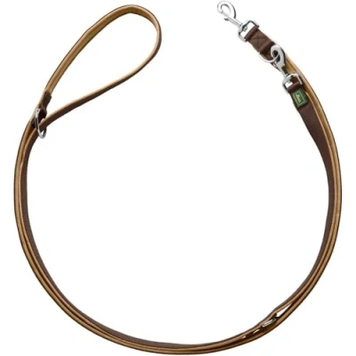 Image of HUNTER Neoprene Nylon Training Lead Rope, 15 x 200 cm, Small, Brown/Caramel Brown
