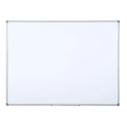 Image of Bi Office 900 x 600mm Aluminium Finish Whiteboard