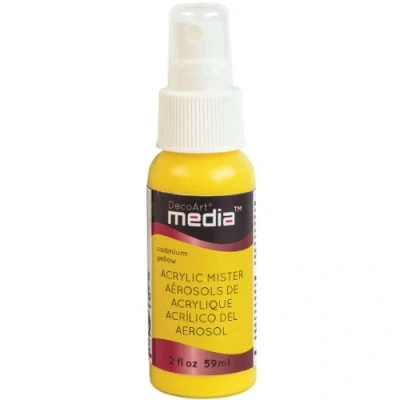 Image of DecoArt Media Paint, Acrylic, Primary Yellow Mister, 3.5 x 12.5 cm