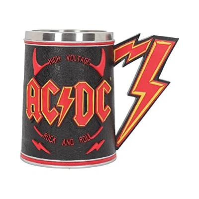 Image of Nemesis Now ACDC Tankard Black
