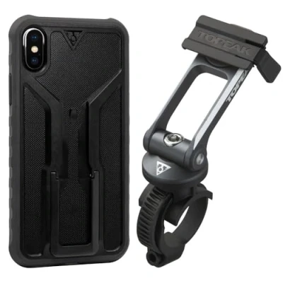 Image of Topeak Ridecase iPhone X/XS Case with Bike Mount Black/Grey