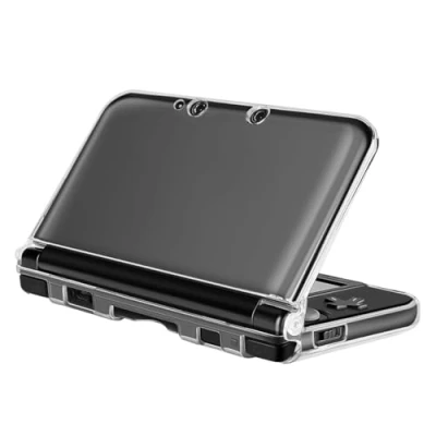 Image of TNP 3DS XL Case Ultra Clear Crystal Transparent Hard Shell Protective Cover Skin Accessory Compatible with Nintendo LL