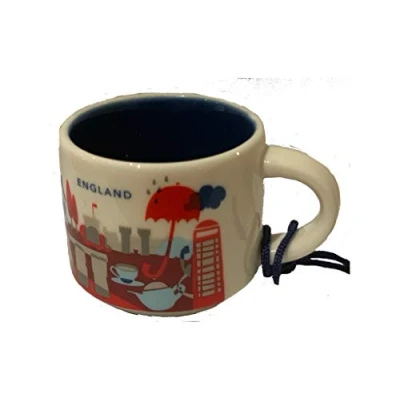 Image of Starbucks England Espresso Cup/Christmas Ornament