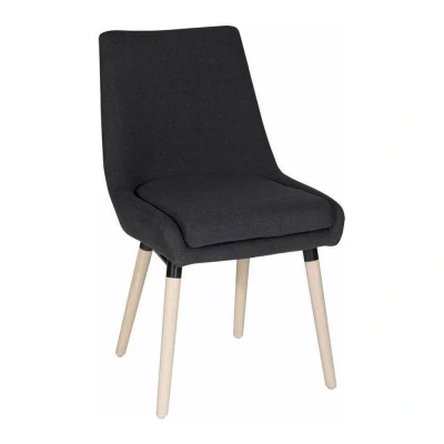 Image of Teknik Welcome Brushed Fabric Reception Chair Graphite, Set of 2