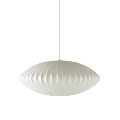 Image of HAY Nelson Saucer Bubble pendant light L Ø 89 cm