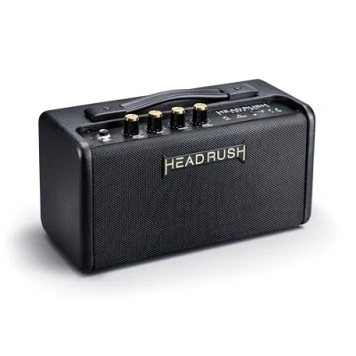 Image of HeadRush FRFR GO 30W Electric and Bass Guitar Amplifier with Dual 3&quot; Speakers, Bluetooth Rechargeable Battery, for Multi FX/Amp Modeling Pedals