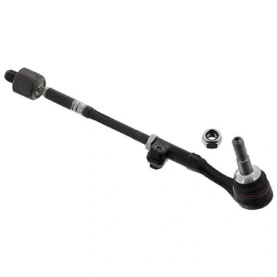 Image of 32106765236 Tie Rod FEBI BILSTEIN 27719 Front Axle Right with lock nuts nut BMW: 1 Hatchback, Coupe, Z4 Roadster