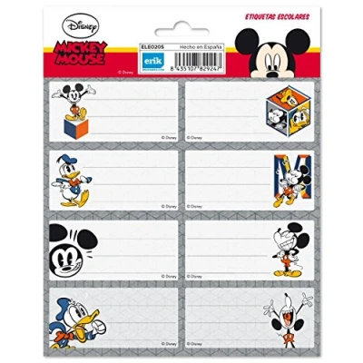 Image of Grupo Erik Disney Stickers Sticky Labels Food Self Adhesive Gift Tag School Gifts