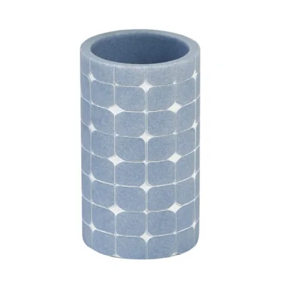 Image of Showerdrape Mosaica Sky Blue Tumbler