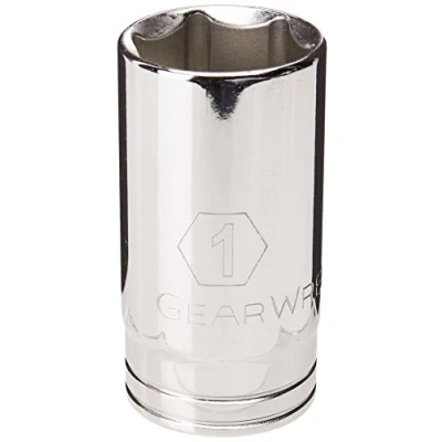 Image of GEARWRENCH 3/8&quot; Drive 6 Pt. Deep Socket 1&quot;, SAE 80593