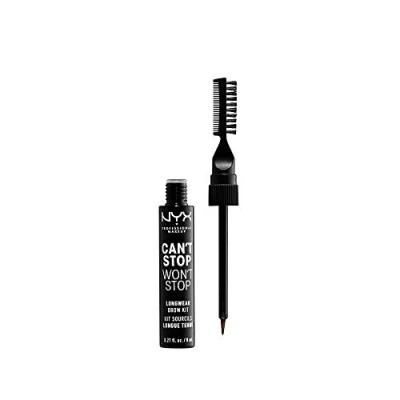Image of NYX PROFESSIONAL MAKEUP Can&#039;t Stop Won&#039;t Longwear Brow Kit Espresso