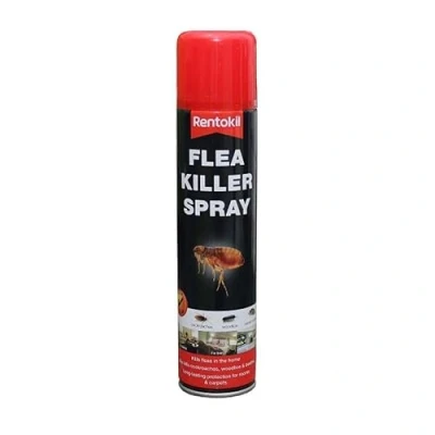 Image of 300ml Flea Killer Spray Fast Acting Insecticide for Home Use Kills Fleas, Ticks &amp; Larvae Safe Carpets, Pet Bedding Upholstery
