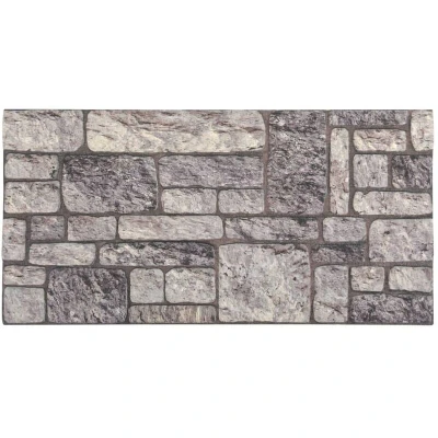 Image of vidaXL 3D Wall Panels with Light Grey Brick Design 10 pcs EPS