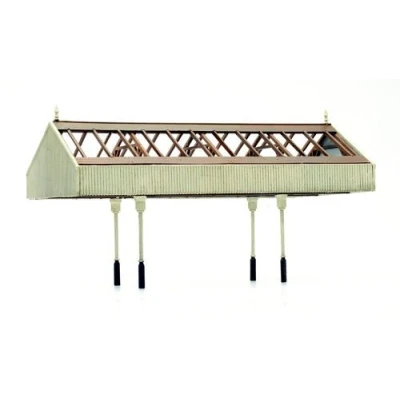 Image of Dapol Model Railway Platform Canopy Plastic Kit OO Scale 1/76 by