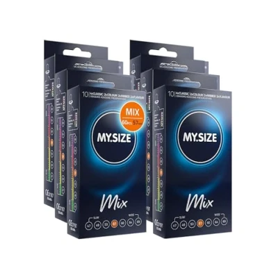 Image of My.Size Mix Condoms Size 4, 57 mm, Value Pack, Contains 60 Pieces