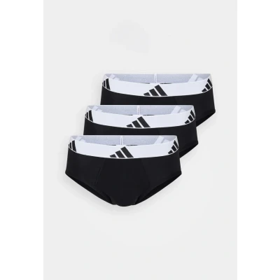 Image of adidas Sportswear Brief 3 PACK Briefs, Men&#039;s, Size: XL, Black
